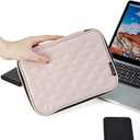 BELALIFE Portable Travel Cable Organizer Bag, Tech Storage Bag for Cord, Charger, Phone, Earphone, Hard Drive, USB, SD Card and Electronic Accessories, Pink