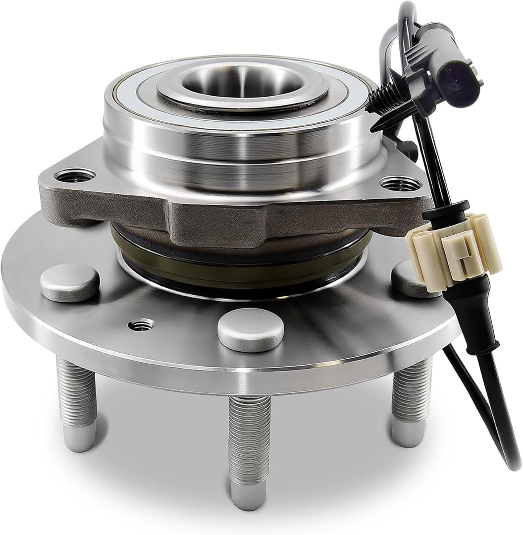 515096 [4WD AWD] Front Wheel Hub Bearing Assembly 6 Lugs w/ABS Compatible for Cadillac Escalade ESV EXT Chevy Silverado Suburban 1500 Tahoe Avalanche GMC Sierra Yukon XL 1500 2007-2014