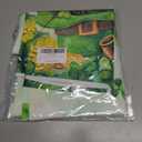 XCHI Watercolor Green Hats Shamrocks Clovers Coins Horseshoes St. Patrick's Day Tablecloth Round Table Cloth Washable Table Covers for Indoor Dining Home Party Decorations 60x60 Inch