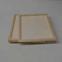 PATIKIL 12 x 10 Inch Wood Panel Board, 6 Pack Unfinished Wooden Canvas Boards Square Blank Deep Cradle Board for Painting Pouring DIY Art Use with Oils Acrylics