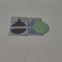 MR.SIGA Silicone Bathtub Stopper, Drain Stopper for Shower, Sink, 5.1" Diameter, 3 Pack (Green+blue+grey)