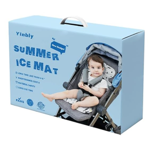 Baby Car Seat Stroller Gel Cooling Pad,Foldable Infant Cooler Mat for Summer