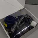 JONYJ Handheld Car Vacuum Cleaner, 16000PA Hand Held Vacuum Portable Cordless, 2 in 1 Air Duster and Vacuum Cleaner with LED Light, Multi-Nozzles, 120W High Power Mini Vacuum for Home, Pet, Office (Blue & Gold)