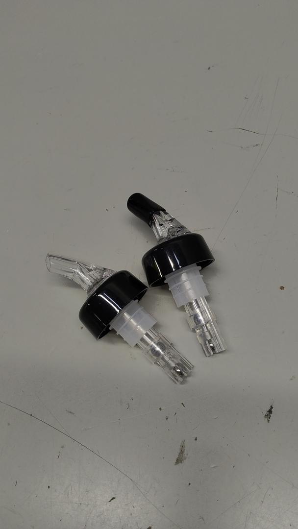 Automatic Measured Bottle Pourer - Quick Shot Spirit Liquor Pour Spouts with Dust Caps for Wine Cocktail Beverages - Ideal Home Bar Tools 1 oz / 30ml 2 pcs