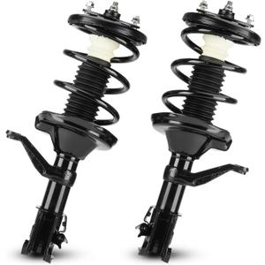 Front Complete Strut Shock Absorber w/Coil Spring Fit for Honda CR-V CRV 2.4L 2002 2003 2004 2005 2006, 172144 172143 (Set of 2)