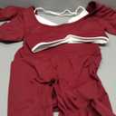 ABOCIW Womens Workout Sets Seamless Color Block Backless Long Sleeve Crop Top Scrunch Butt Lifting High Waist Leggings 2 Piece Gym Set Yoga Pilates Outfits Burgendy Red Medium