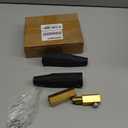 LC-40 Welding Lead Connector, Welding Cable Quick Connectors, Male & Female Welding Connectors for Welding Machine Accessories, 1/0 and 2/0 Welding Lead Size Capacity, 350 Amp Max Rating (Black 1 Pair)