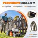 Replacement Deck Belt Made with Aramid Cord for AYP 174883,532174883; Husqvarna 174883, 531300767, 532174883; Scag 483615; 5/8"x97"