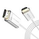 Fiber Optic HDMI 2.1 Cable 16.5ft-48Gbps Ultra High Speed HDMI Cable,8K@60Hz 4K@120Hz,HDCP 2.3,Dynamic HDR-Compatible with RTX 4090,PS5, Box,Samsung TV,Projectors (White)