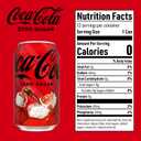 Coca-Cola Zero Sugar Soda, 12 fl oz Cans, 12 Pack - Classic Cola Soft Drink Fridge Pack