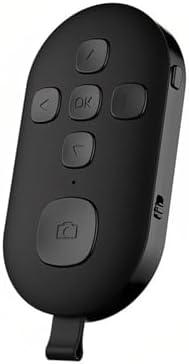 Yoidesu Bluetooth Remote Control Page Turner, Scrolling Ring Clicker for Camera Video Recording Shutter Selfie, Rechargeable Finger Remote for Smartphone Tablets