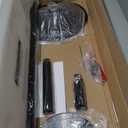 PRIOR FITNESS Premium Dance Pole Removable 45mm Spinning & Static Dancing Pole Heavy-Duty Steel Pole Dancing Pole, Adjustable Height Professional Grade Excellent for Home Exercise Club Gym (Black)