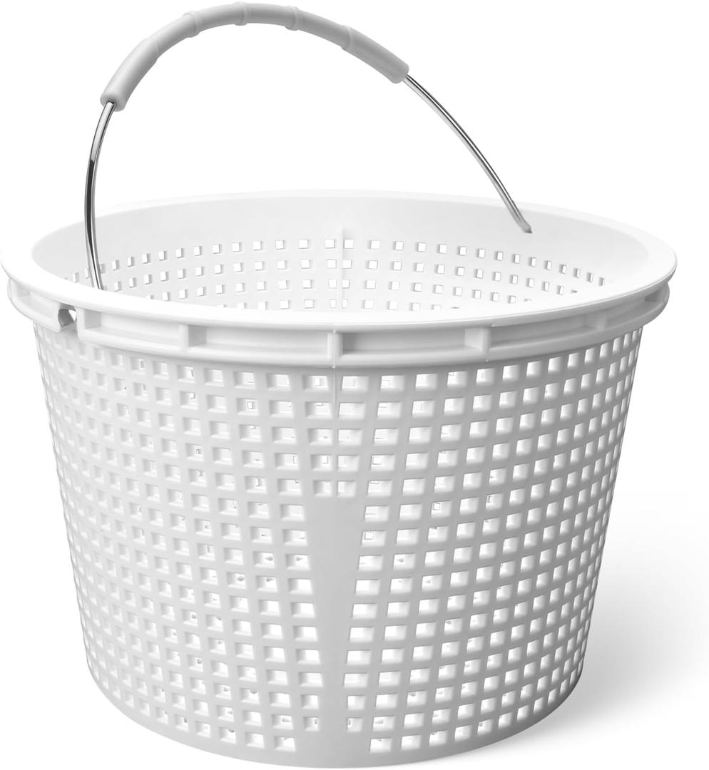 8" Pool Skimmer Basket with Handle for Pentair U-3/Hayward