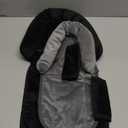 COOLBEBE New Babybody Support & Strap Covers Set for Newborn Infant Toddler- Extra Soft Stroller Cushion Pads Car Seat Insert, Perfect for Carseats, Strollers, Swings, Black