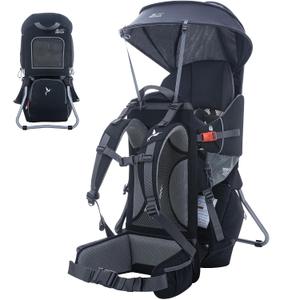 WIPHA Ultralight Toddler Hiking Baby Carrier Backpack with Sunshade, Black