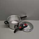 T-fal P2614634 Secure Aluminum Initiatives 12-PSI Pressure Cooker Cookware, 6-Quart, Siver