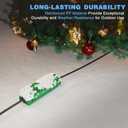 Flemoon [3 Pack] Outdoor Extension Cord Safety Cover, IPX4 Weatherproof Electrical Box to Protect Outdoor Outlet, Plug, Socket, Halloween, Christmas Holiday Decoration Light, Green