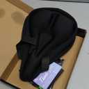 Zacro Bike Seat Cushion - Gel Padded Bike Seat Cover for Men Women Comfort, Extra Soft Exercise Bicycle Seat Compatible with Peloton, Outdoor & Indoor Bike Saddles (Black)