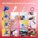 Electric Balloon Pump,110V 600W Portable Dual Nozzles Balloon Pump,Air Pump Balloon Blower for Party Decorations with Tying Tool