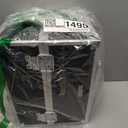 Frenessa Nail Polish Makeup Train Case with Drawer and Dividers Manicure Organizer Accessory Storage Makeup Box With Mirror Lockable Keys Nail Kit Organizer Cosmetic Case Jewelry Box - Black