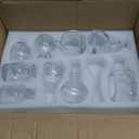 Arme Glass Bud Vase Set of 60 Pcs, Small Clear Glass Bud Vases in Bulk for Flowers, Rustic Wedding Centerpieces and Vintage Decorations, Perfect for Home, Table and Events with Elegant Design