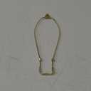 uxcell Lamp Harp Finial Holder Set 12 Inch Polished Brass for Table and Floor Lamps