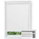 No Drill Cellular Shades Light Filtering Honeycomb Blinds 35" Wx64 H White