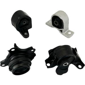 4 Pack Engine Motor Mount for 2001-2005 Honda Civic 1.7L Motor Transmission Mounts for Auto Trans Replace #A6595 A6588 A6591 A4511