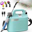 Sprayers in Lawn and Garden - 1.8 Gallon Battery Powered Sprayer with Pump, Telescopic Wand,Water Hose Nozzle - Portable Yard Sprayer for Weed Control, Fertilizing, Watering