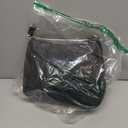 Peacocktion Crossbody Purses for Women Trendy Designer Vegan Leather Hobo Bags with Wide Shoulder Strap (Black)