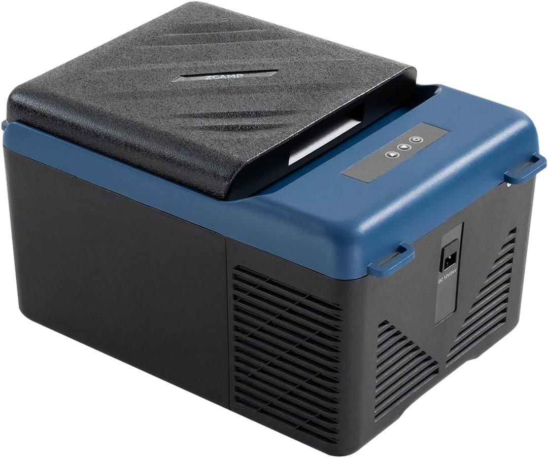 KI9 12 Volt Refrigerator,Mini Portable Freezer,10 Quart Car Cooler,12V Car Fridge APP Control,12/24V DC 100-240V AC for Camping, Travel, Truck, RV, Boat -4~68, 10QT