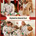 PATPAT Christmas Family Matching Pajama Sets Includes Christmas Socks - Perfect for Family Photos & Holiday Celebrations (XL)