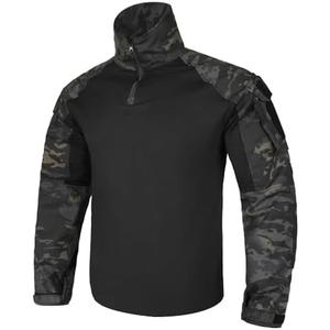 KRYDEX Tactical Men's Combat Shirt with Elbow Pads Size 36W