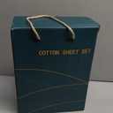 SONORO KATE 100% Egyptian Cotton Sheets Set - 1000 High Thread Count, Luxury 5-Star Hotel Sateen Bed Sheets, Soft, Breathable Long Staple Sheets, Fit up to 16" - 4 PC (White,King)