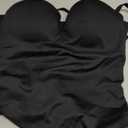 CountourMe Bodysuit, Plus Size Body Shaper Tummy Control, Invisible Shapewear Bodysuits for Women (X-Large, Black)