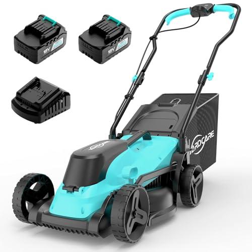 Amazon.com : (2025 Model) YARDCARE 36V Brushless Cordless Lawn Mower with 2X4.0Ah Batteries, LED Display Screen, Electric Lawnmower with 5-Position Height Adjustment, 8 Gallon Grass Bag, Charger : Patio, Lawn & Garden