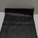 Silicone Cat Litter Trapping Mat, Large Waterproof 34" X 22" Cat Litter Box Mat, Easy to Clean, Black