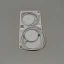 for MagSafe Charger: Magnetic Wireless Charging Pad for iPhone 17 16 15 14 13 12 Series & AirPods 4-2 Pro, Strong Magnet, Aluminum Alloy, USB-C/A Ports, Ultra-Thin & Portable, Ideal for Desk & Bedside (White)