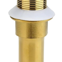 Bathroom Sink Drain, Gold Drain Stopper Bathroom Sink Without Overflow,Pop Up Drain Assembly With Detachable Strainer Basket,Built-In Anti-Clogging Strainer,Stainless Steel