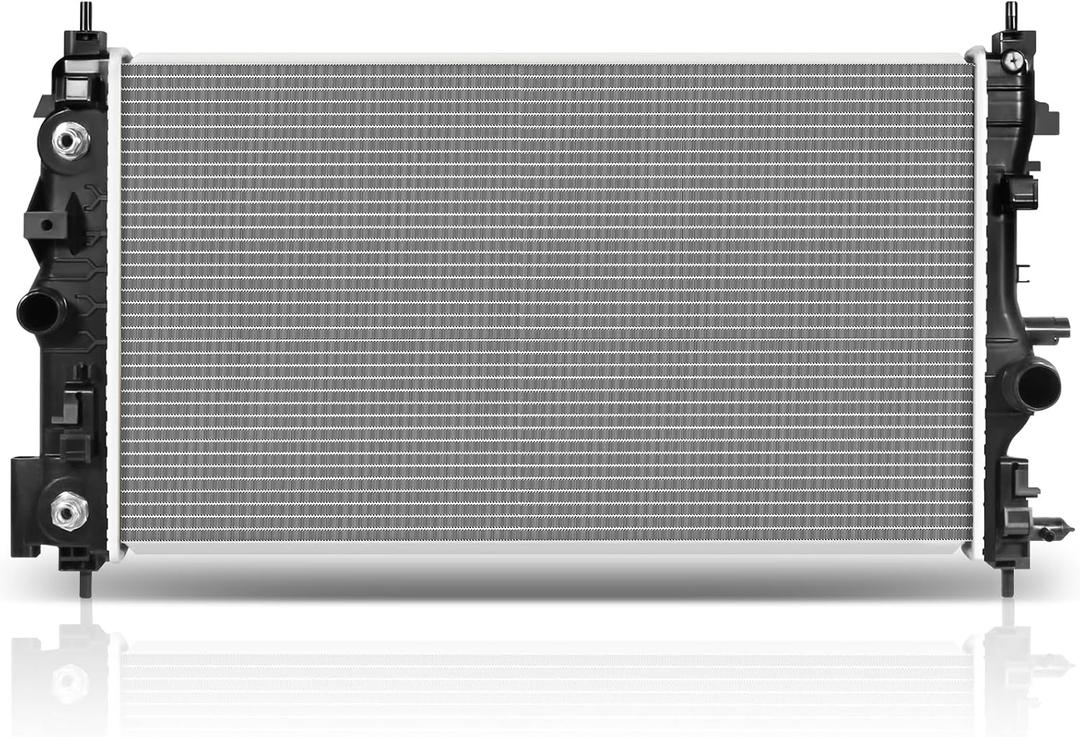 SCITOO Engine Cooling Radiator 13197 Assembly Compatible with Chevrolet for Chevy Cruze 2011 2012 2013 2014 2015 2016, Cruze Limited 2016, 1.4L 1.8L, Replace#CU13197,GM3010540,GM3010541,13311079 (Medium)