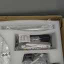 52" Modern Ceiling Fans with Lights,Silver Chandelier Fan with 6-Speed Dimmable LED and Quiet Reversible DC Motor,Rustic Fandelier Ceiling Fan with 5 Dual Finish Blades for Bedroom Living Room