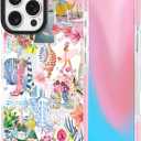 ChiCsFleur for iPhone 13 Pro Case, TPU Phone case with Camera Protection for Girls Teens - Y2K Coastal Cowgirl Collage Colorful Disco Cowboy Hot Girl Lemon Pink Blue Sorority Aesthetic Unique