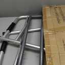 Medline Upright Walker with 5 Dual Wheels, Forearm Walker with Armrests, Height Adjustable, 300lb Weight Capacity, Height Adjustable 46-53", 31" Wide