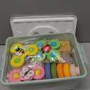 6 in 1 Baby Toys 6 to 12 Months, Montessori Toy for Toddlers 1-3, Infant Teething Babies Toy Stacking Blocks Rings Pull String Toy Sorter Sensory Bin (Colourful)