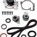 Scitoo New Timing Belt Water Pump Tensioner Gasket Set Fits 1998-2010 Volvo V40 V70 XC70 XC90 C70 S40 S60 S70 S80 1.9L 2.3L 2.4L 2.5L Engine