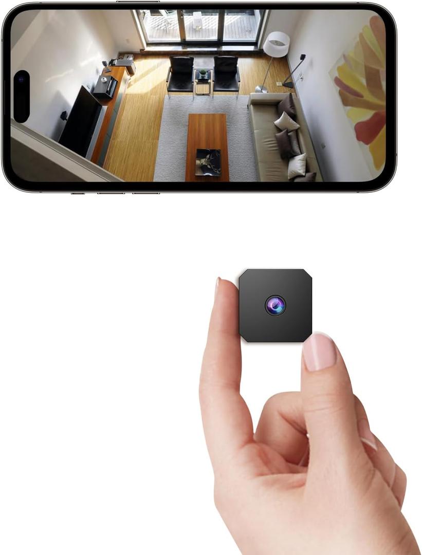 Mini Spy Camera Wireless 2026 HD Hidden Camera Small Home Security WiFi 1080P Micro Nanny Cam with Motion Detection Cloud & SD Storage Night Vision Tiny Cameras