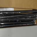 1 Diameter Curtain Rods Itself is 30 to 144 inch 1 Pack Fit 30-142 inch, 66 to 120 inch Window with Heavy Duty Adjustable Rod Matte Black Splicing Metal Extra Long Curtain Rod for Windows