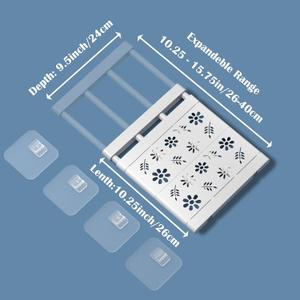 cOOva School Locker Shelf Organizer for Small Lockers, Work Accessories (1, 9.5''W/(10.25''-15.75'') L)