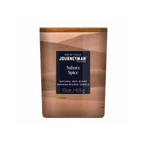 JOURNEYMAN Sahara Spice NATURAL WAX BLEND Wooden Wicked Candle