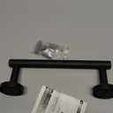 Miyili 9-Inch Matte Black Towel Bar for Kitchen or Bathroom - Stainless Steel Hand Towel Holder Contemporary Style Wall Mount, A01B23A